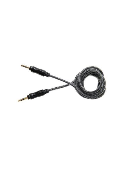 Cabluri periferice LEMONTTI Cablu Audio Lemontti , conectivitate Jack 3.5mm, lungime 1m, (impletitura textila, protectie metalic