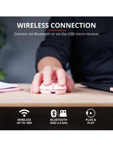 Mouse TRUST Mouse Wireless Trust Puck, 1600...