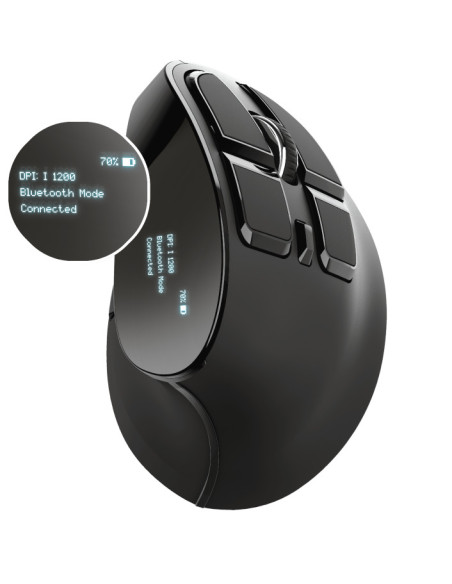 Mouse TRUST Mouse Wireless Trust Voxx, 2400 dpi, Negru