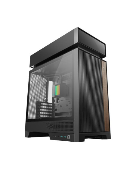 Carcase DEEPCOOL Carcasa DeepCool CL6600, RGB, Mid Tower, Black