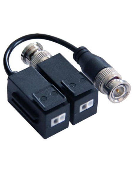Accesorii HIKVISION Video balun DS-1H18-A, Video balun pasiv Hikvision, DS-1H18-A set 2 bucati ( o bucata cu cablu si o bucata f