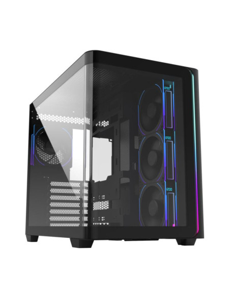 Carcase FORTRON Carcasa FSP M580-BP Plus, RGB, Mid Tower, Black