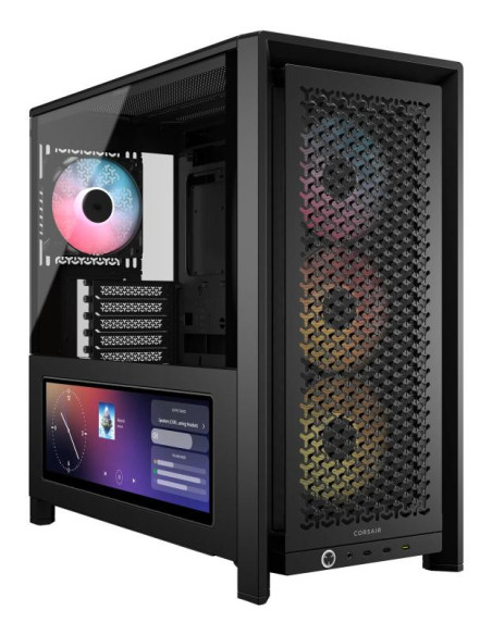 Carcase CORSAIR Carcasa Corsair FRAME 4000D LCD RS ARGB, RGB, Mid Tower, Black