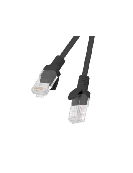 Alte accesorii retea LANBERG Patch cord Cat.5e UTP 15 m negru, Fluke Passed