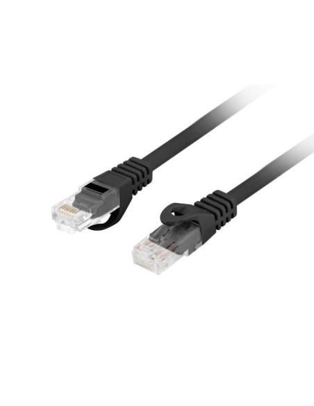 Alte accesorii retea LANBERG Patch cord Cat.6 UTP LSZH Cu 2 m negru, Fluke Passed