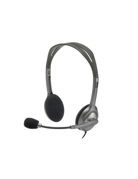 Casti audio LOGITECH Casti Head-band Logitech H110, Wired, noise-canceling, Multicolor