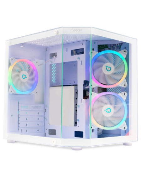 Carcase SPACER Carcasa SPACER Aquarium, Cube Tower, White
