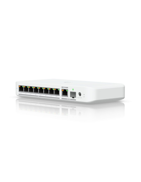 Switch-uri Ubiquiti USW-Flex-2.5G-8 POE , capacitate switch 60 Gbps, interfata (8) 2.5/1 GbE RJ45 ports, (1) 10G SFP+ or 10/5/2.