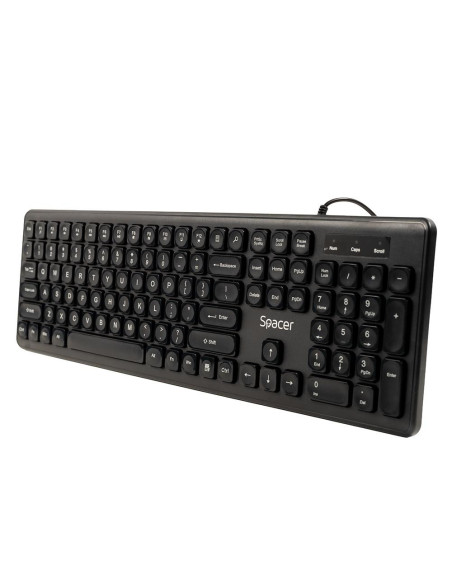 Tastaturi SPACER Tastatura SPKB-LWP-03, USB, Negru