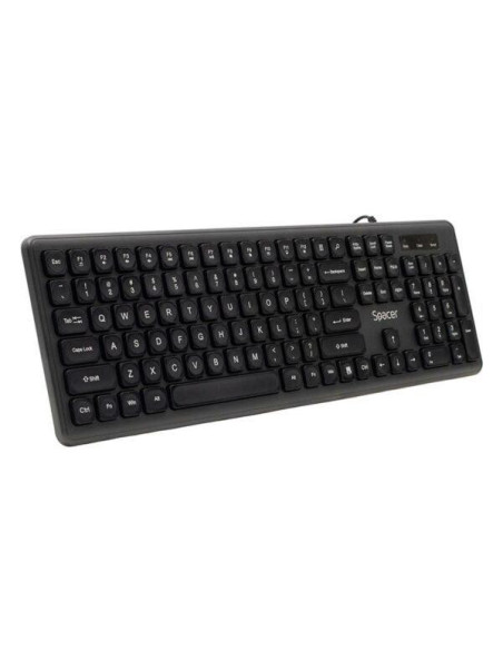Tastaturi SPACER Tastatura SPKB-LWP-03, USB, Negru