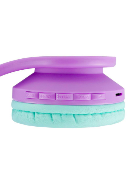 Casti audio POWERLOCUS Casti Head-band PowerLocus P1KIDS, Wireless, Albastru