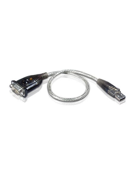 Cabluri video ATEN Adaptor USB to RS-232 Aten UC232A-AT. Culoarea produsului: Din oţel inoxidabil, Transparente, Negru, Lungime