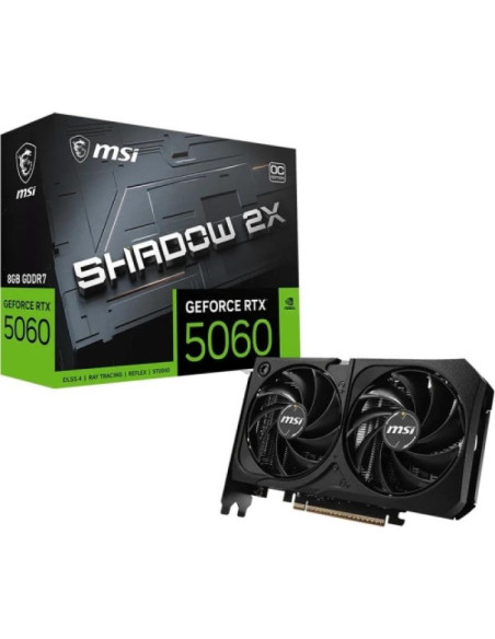 Placi video MSI Placa video MSI GeForce RTX 5060, 8GB GDDR6, PCI Express x16, 256-bit