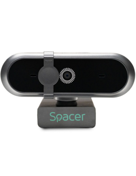 Camere Web SPACER Camera Web SPACER SPWB-CAMFHD-03, rezolutie video Full HD, USB 2.0, Negru