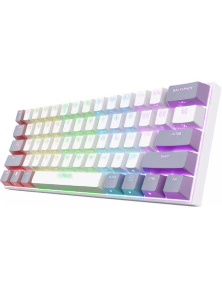 Tastaturi TRUST Tastatura Mecanica Gaming Trust GXT 873 Acira, RGB, Wireless, Alb