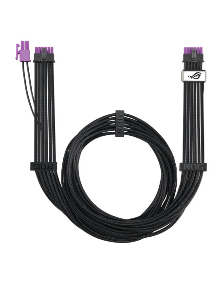 Cabluri video ASUS ROG-EQUALIZER//POWER CABLE, UNIVERSAL, 12V-2x6 connector, Increased load capacity up to 17A, negru