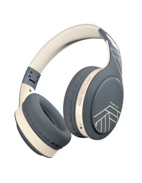 Casti audio POWERLOCUS Casti Over-ear PowerLocus P19, Wireless/Wired, Gri