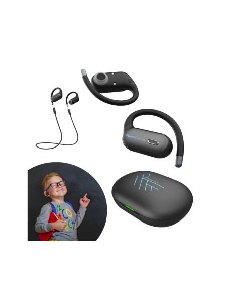 Casti audio POWERLOCUS Casti In-ear PowerLocus Jumpy, Wireless, Negru