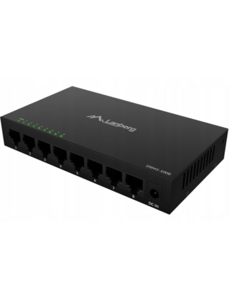 Switch-uri LANBERG Switch Lanberg DSM1-1005, 8 porturi 1000BASE-T, Unmanaged, maxiumum network link speed 1GB/S, latime de banda