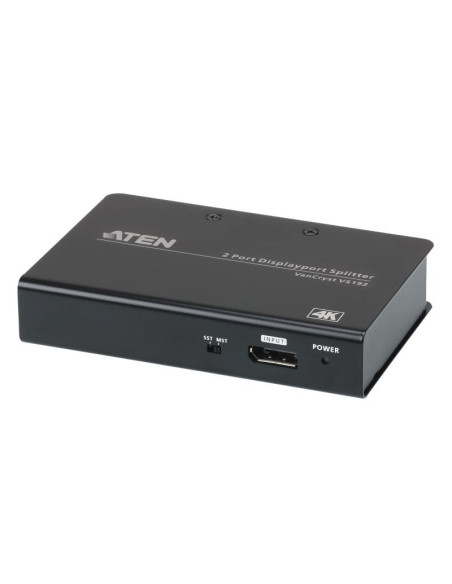 Splittere audio-video ATEN Splitter Aten VS192-AT-G. Video Type portul: DisplayPort, Iesire video: 2x DisplayPort. Rezoluţia max