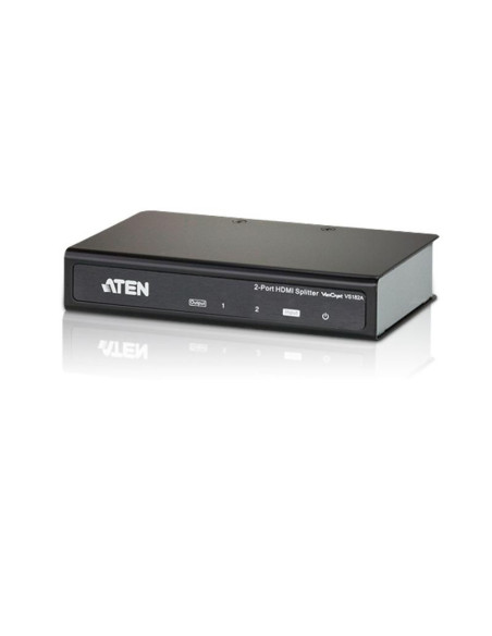 Splittere audio-video ATEN Splitter ATEN VS182A-AT-G numar porturi:2, Video Type portul: HDMI, Iesire video: 2x HDMI. Rezoluţia