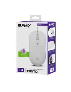 Mouse FURY Mouse Gaming Fury Tanto T4, 12000 DPI, Alb