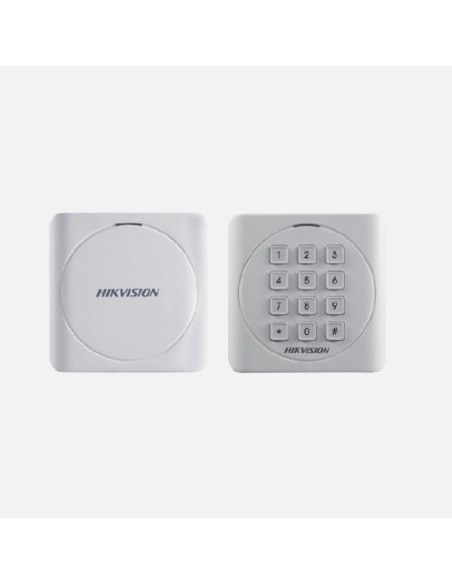 Cititoare HIKVISION Cititor card cu tastatura Hikvision DS-K1801EK, frecventa de operare RFID EM125KHz, conectivitate: Wiegand 2