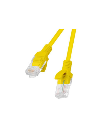 Alte accesorii retea LANBERG PATCHCORD CAT.6 UTP 0.5M YELLOW FLUKE PASSED LANBERG