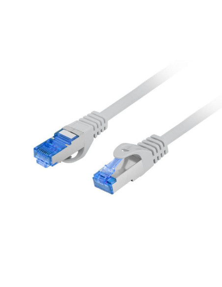 Alte accesorii retea LANBERG PATCHCORD CAT.6A S/FTP LSZH CCA 0.25M GREY FLUKE PASSED LANBERG