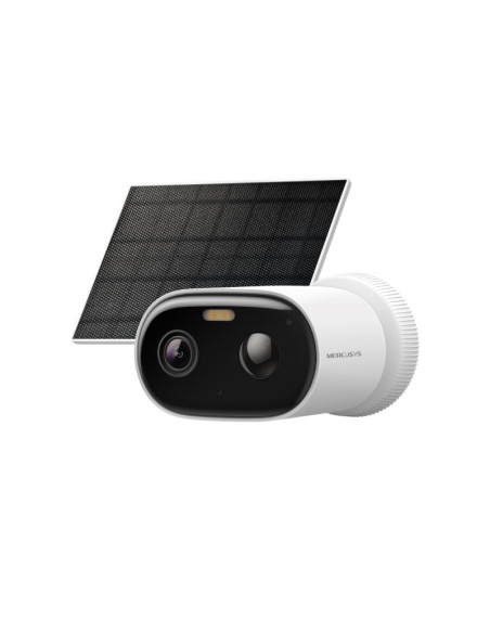 Access point & Range Ext. MERCUSYS Solar-Power Security Camera Kit SPEC: 2K Resolution (2304×1296), Bullet Camera, Built-in Micr