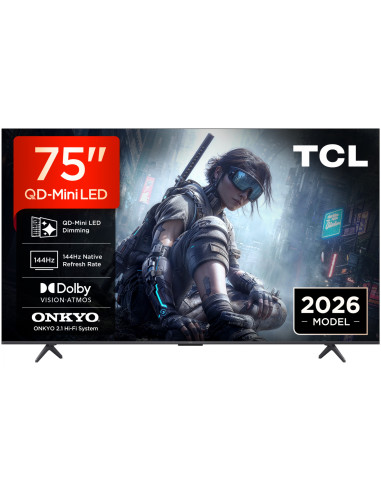 Televizoare TCL QD-MiniLED TV 4K 75''(189 cm)...