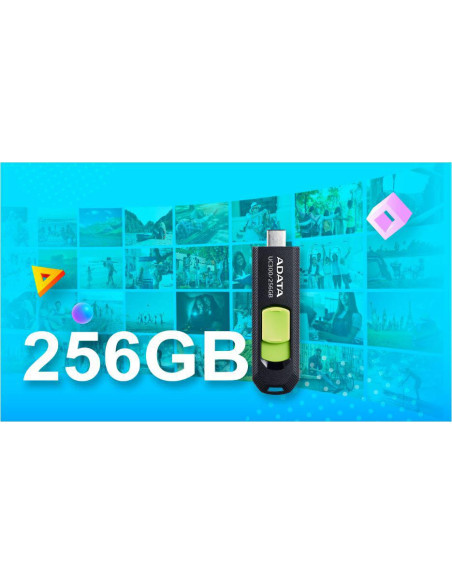 Memorii USB ADATA USB 256GB ADATA ACHO-UC300-256G-RBK