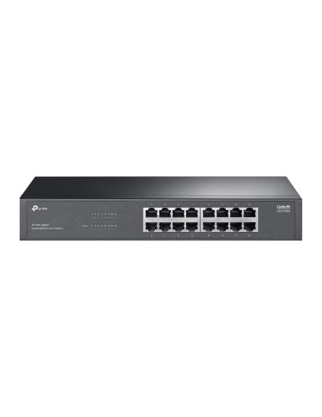 Switch-uri TP-LINK "LiteWave 16-Port Gigabit Switch PORT: 16× Gigabit RJ45 Ports SPEC: 1U 13-inch Rack-mountable Steel Case FEAT
