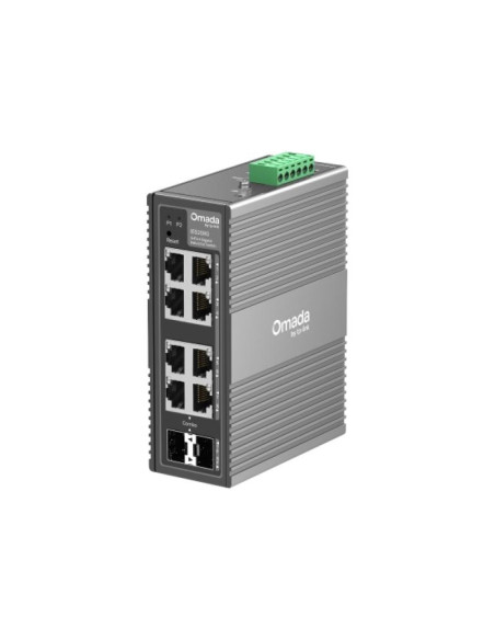 Switch-uri TP-LINK Omada 8-Port Gigabit Industrial Easy Managed Switch 8× Gigabit Ports (6× RJ45, 2× RJ45/SFP Combo) Professiona