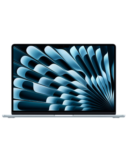 Laptop APPLE MacBook Air 15.3" Retina/Apple M4 (CPU 10-core, GPU 10-core, Neural Engine16-core)/16GB/256GB - Sky Blue - US Engli
