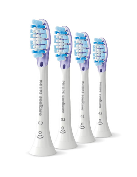 Accesorii PHILIPS Rezerve PHILIPS Sonicare Gum Care HX9054/87, Pachet de 4 capete de periere, Standard, Click-on, Sincronizarea