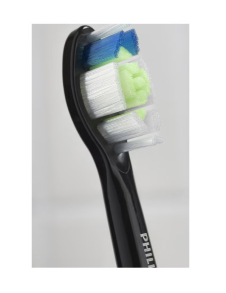 Accesorii PHILIPS Rezerve PHILIPS Sonicare Optimal White HX6064/88, Pachet de 4 capete de periere, Standard, Click-on, Sincroniz