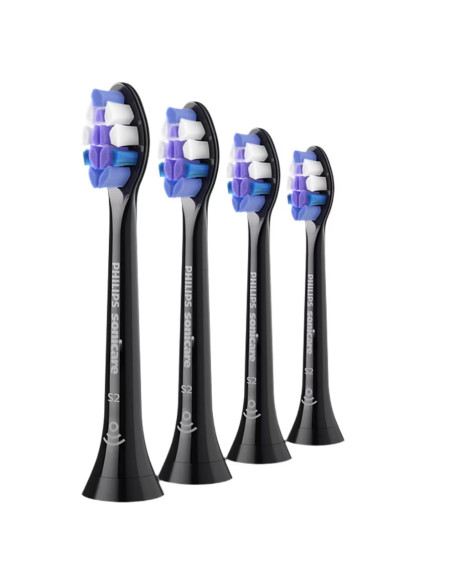 Accesorii PHILIPS Rezerve PHILIPS Sonicare S4 Sensitive HX6054/88, Pachet de 4 capete, Negru, L x A x I (mm) 60x25.7x230.5