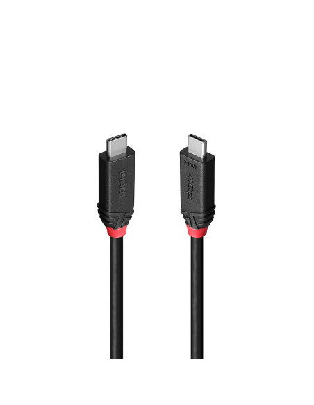 Cabluri periferice LINDY Cablu Lindy 1m USB4 240W Type C, 40 Gbps, Black Line