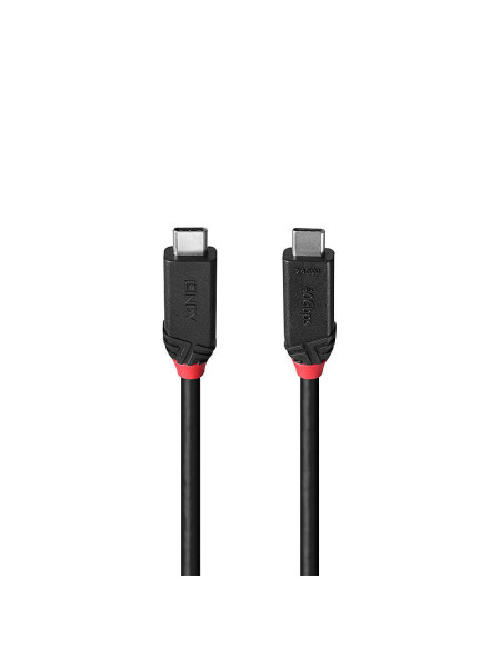 Cabluri periferice LINDY Cablu Lindy 1m USB4 240W Type C, 40 Gbps, Black Line