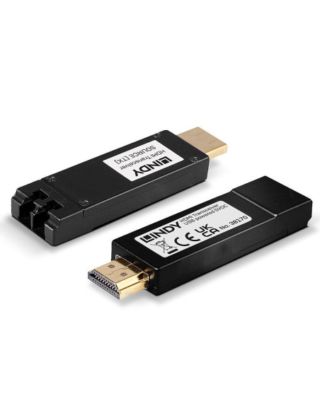 Extendere audio-video LINDY Extender Lindy fibra optica, distanta maxima 300m, latime de banda suportata 10.2Gbps, rezolutie max