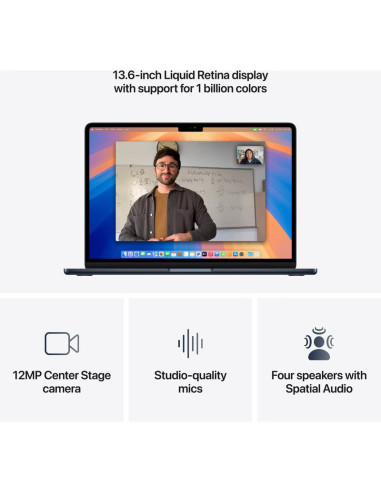 Laptop APPLE MacBook Air 13.6" Retina/Apple M4...