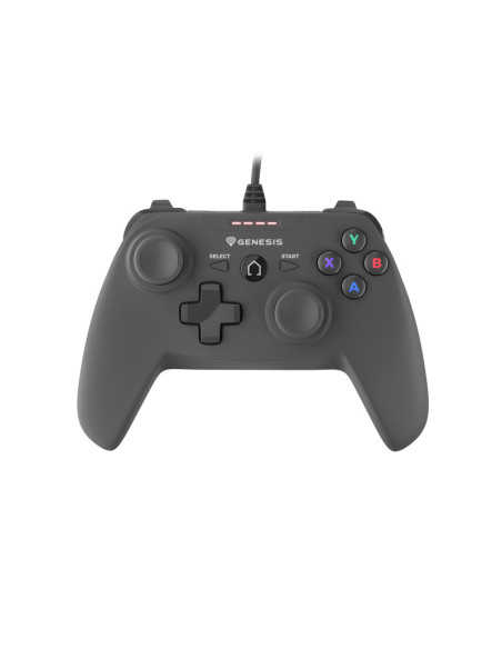 Accesorii console &PC GENESIS Controller cu fir Genesis Mangan P58, interfata USB, numar butoane 12, lungime cablu 180 cm, compa