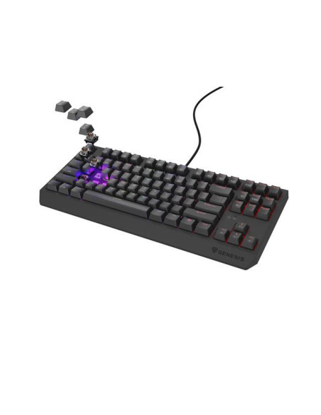 Tastaturi GENESIS Tastatura Mecanica Gaming Genesis Thor 230 TKL, RGB, USB, negru