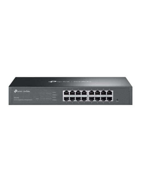 Switch-uri TP-LINK Omada 16-Port Gigabit Easy Managed Switch PORT: 16× Gigabit RJ45 Ports SPEC: 1U 13-inch Rack-mountable Steel