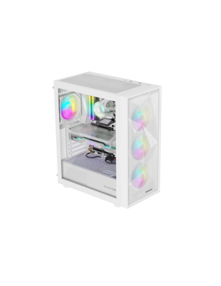Carcase GENESIS Carcasa GENESIS Diaxid 605 ARGB, Mid Tower, White