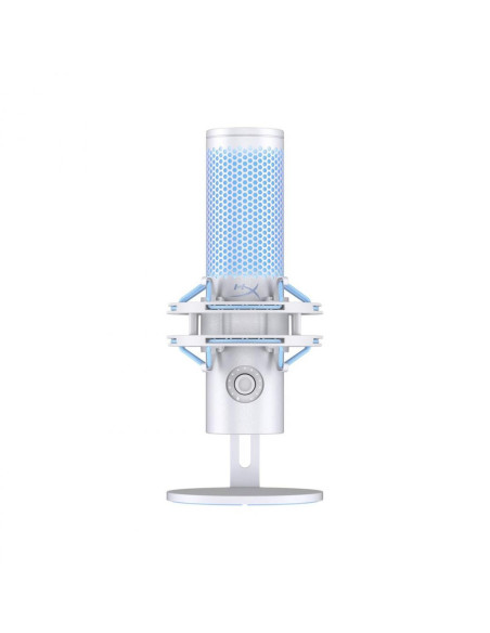 Microfoane HP Microfon HyperX QuadCast 2 Frost, tip Condenser, USB, LED backlight, noise reduction
