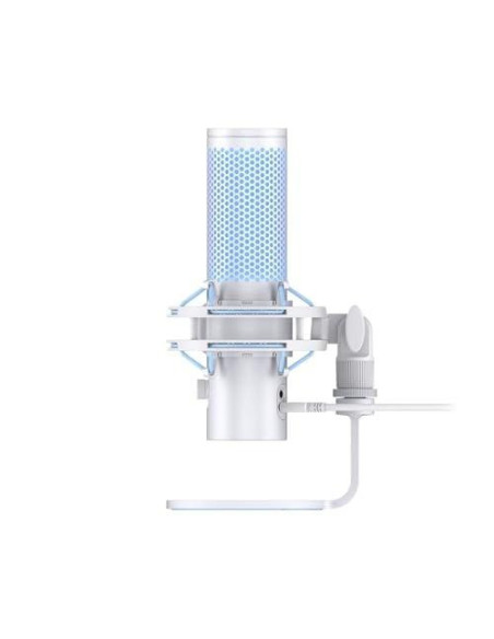 Microfoane HP Microfon HyperX QuadCast 2 Frost, tip Condenser, USB, LED backlight, noise reduction