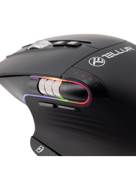 Mouse TELLUR Mouse Gaming Wireless TELLUR Shade, 3200 dpi, Negru