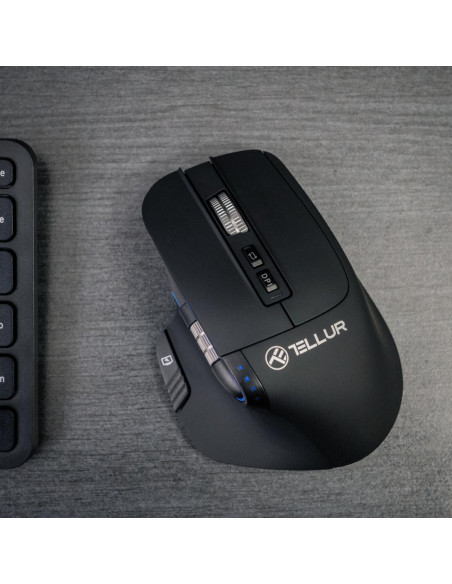 Mouse TELLUR Mouse Gaming Wireless TELLUR Shade, 3200 dpi, Negru